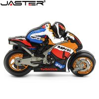 JASTER Cool motorcycle pendrive pen drive 4GB 8GB 16GB 32GB 64GB creative gift usb flash drive motorbike memory Stick cartoon