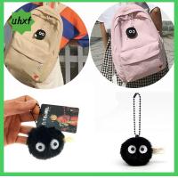 UHXF Spirited Away ตุ๊กตายัดไส้ ของขวัญ Hairball พวงกุญแจ จี้กุญแจ เครื่องประดับแฟชั่น