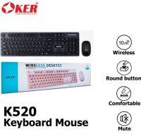 OKER K520 2IN1 WIRELESS OKER K520 Wireless 2.4GHz 104 Keys BLACK