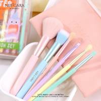 Neecara BE COLORFUL N1967 นีคารา บี คัลเลอร์ฟลู ชุดแปรงแต่งหน้า พร้อมกระเป๋า เก็บแปรง