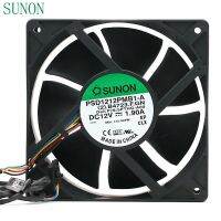 สำหรับ PSD1212PMB1-A Sunon (2) B3010.F.GN พัดลมทำความเย็นแกนอุตสาหกรรม12V 15.5W 120*120*38มม. 120มม.