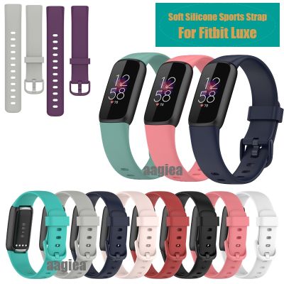 lipika 12 Colors Soft Silicone Sports Strap For Fitbit Luxe Replacement Band Wristband