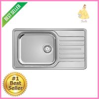 ซิงค์ฝัง 1หลุม 1ที่พัก FRANKE LNX 611 REV สีเงินBUILT-IN SINK FRANKE LNX 611 REV 1B1D STAINLESS STEEL **ของแท้100%**