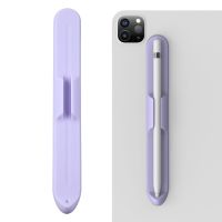 Silicone Case for Pencil 1 2 Gen Pen Stylus Cover Tablet with Touch Pen Slot Protective Case Black Purple Pink D10 21