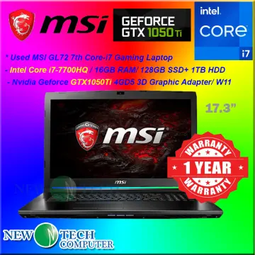 PC gamer MSI, I7 10875H, 16G DE RAM, 1T SSD