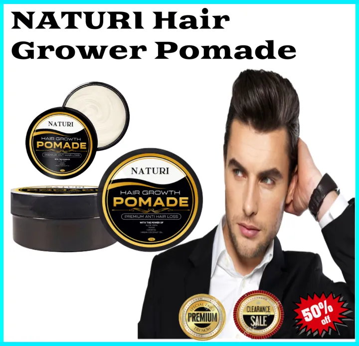 BEST SELLER NATURI Hair Grower Pomade | Style Wax Orange Pomade | New Hair  Pomade Strong