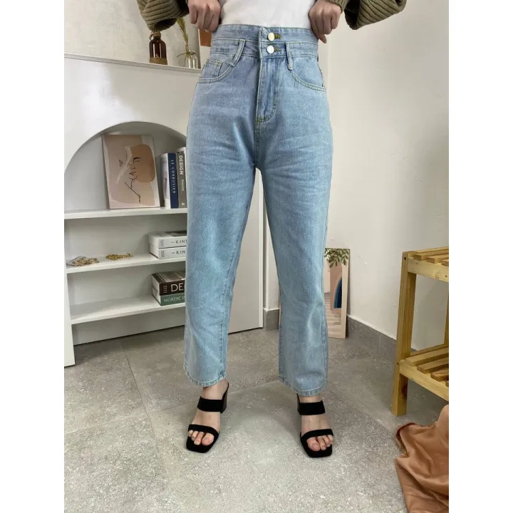 boyfriend high waist jeans