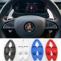 For Skoda Superb Scout RS Combi Octavia RS Combi Scala Karoq Car Steering Wheel Shift Paddle Extend Shifters Sticker DSG Gear