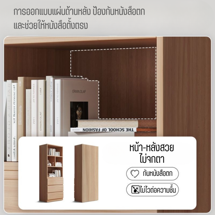 ตู้หนังสือ-ชั้นวางหนังสือ-ตู้ลิ้นชัก-ตู้กระจก-ชันวางของ-ตู้โชว์-ตู้ไม้-ตู้เก็บของ-ลิ้นชัก-ปรับระดับชั้นได้-ของในไทยพร้อมส่ง