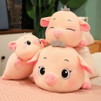 【ของเล่นตุ๊กตา】 30 60cm New Style Cute Kawaii Big Eyes Pig Plush Toys Stuffed Soft Animal Dolls Pillow Cushion Birthday Gift For Kids Child Baby 【hot】 !