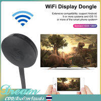 ซอฟต์แวร์แสดงผลไร้สาย WiFi สุนัข 1080P Wireless TV Stick Video Adapter ตัวรับสัญญาณ HDMI รองรับโทรศัพท์ Android iOS กับทีวี