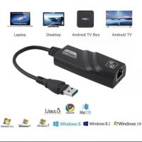 USB 3.0 to RJ45 Gigabit Lan 10/100/1000 Ethernet Adapter แปลง USB3.0 เป็นสายแลน ไดรเวอร์ในตัว Cat 6