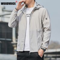 Men Summer Zip Pockets UV Sun Protection Jackets Skin Coats Mens Breathable Ultra-Light Windbreaker Mens Hooded Outdoor Jackets