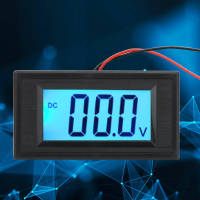 YB5135D LCD Digital แสดงผล เครื่องวัดแรงดันไฟฟ้า DC สองสาย Monitor Voltmeter