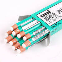 2PCS JAPAN UNI Rubber Eraser High-light Sketch Pencil Shape EK-100 Rubber Creative Roll Paper Leaves No Traces