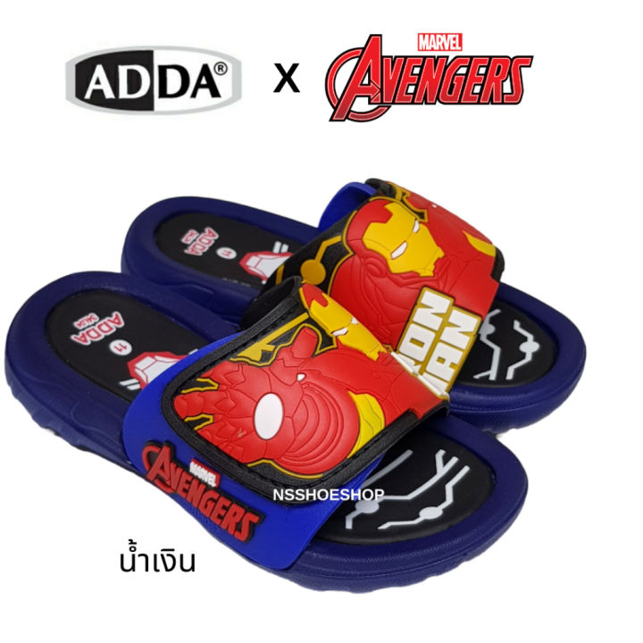 adda-34l04-ไอออนแมน-iron-man-รองเท้าแตะเด็กแบบสวม-อเวนเจอร์-avengers