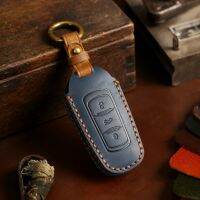 Leather Car Key Case Cover Fob Accessories for Geely Vision X6 X3 Ge GS S1 Global Emgrand X6gl Keychain Holder Keyring Shell Bag