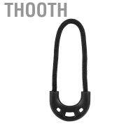 Thooth 10pcs EDC Small Zipper Pulls Cord Buckle Backpack Accessory Black - intl