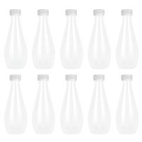 10Pcs Juices Bottles Milk Bottle Water Storage Bottle Transparent Coffee Bottles