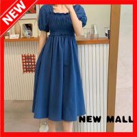 NEW MALL 2022 Short Sleeve Dress For Women Loose Medium Long Small Floral Skirt For Women A-Line Skirt