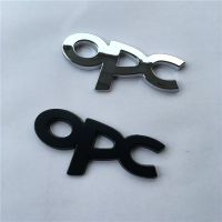 【YF】 1X OPC chrome black metal Emblem Badge Sticker accessories for Opel Corsa Meriva Zafira Astra Vectra Antara Mokka