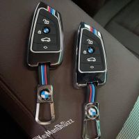 เคสโลหะรีโมทรถบีเอ็มดับเบิ้ลยู BMW X Series Full Package 2021 (Alloy Up Grade Luminescence 3D Silicone Push button Guard) Key Sets BMW Key Sets G30 530e m sport,330e m sport,2018-New 5 Series 525, 530Li, X3, X, X5, X6