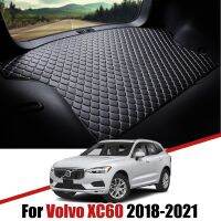 แผ่นหนังรองท้ายรถสำหรับ Volvo XC60 2021 2020 2019 2018 GK กันน้ำแผ่นรองป้องกันพื้นอุปกรณ์เสริมไลเนอร์กระบะ