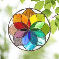 Indoor Outdoor Window Hanging Ornament Crafts Colorful Room Accessories Garden Yard Decoration