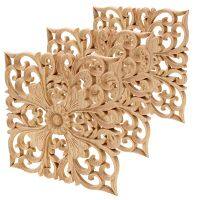 Wooden Decal Supply European-Style Applique Real Wood Carving Accessories And Retail.Woodcarving