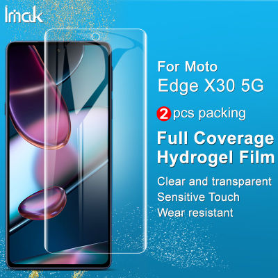 for Motorola Edge X30 Screen Protector IMAK Front&Back Full Coverage Hydrogel Film for Moto Edge X30