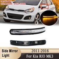 สำหรับ Kia RIO Mk3 2011-2016กระจกมองหลังรถ LED สัญญาณไฟเลี้ยวด้านข้าง87624-1W00 0ไฟแสดงสถานะทวนสัญญาณปีกข้าง