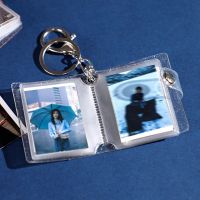 16 Pages Mini Photo Album Keychain Crafts Album Keychain Jewelry Christmas DIY Gifts for Family Friends Couples