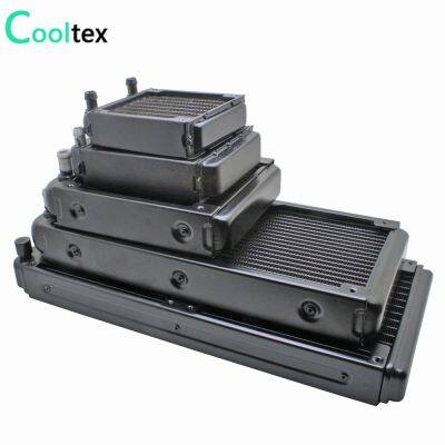 100 new 80/90/120/240/280mm water cooling radiator cooled cooler for computer CPU industrial Laser Heat Exchanger heatsink