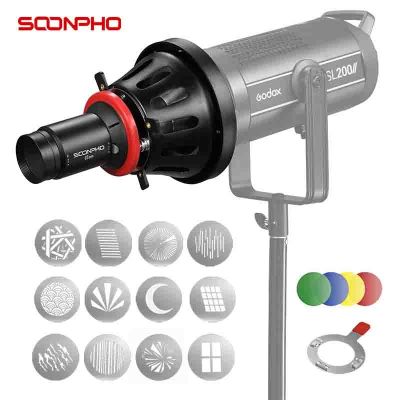 jfjg№  OT1 PRO II Focalize Conical Snoot Photo Optical Condenser Effects Shaped Beam Cylinder for Bowens Mount Flash