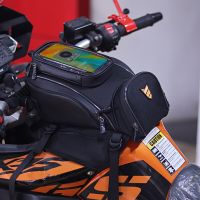 RZAHUAHU Motorcycle Bag Toolkit Storage Quick Release Handbag Motorcycle Riding Tank Bag Luggage Screen Touch Phone Holder