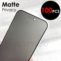 {จี้ดิจิตอล} 100ชิ้นฟิล์มกระจกเทมเปอร์เคลือบเพื่อความเป็นส่วนตัวสำหรับ iPhone 15 14 13 12 11 XR Xs Pro Max Plus ป้องกันการสอดแนมฟิล์มปกป้องหน้าจอเต็มรูปแบบScreen Protectors