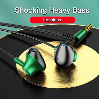 EARDECO Type-C 3.5mm Headphones Wired Earphone Metal Super Stereo Bass Music Earbuds Gam Headset Mic Waterproof Sports Earphones