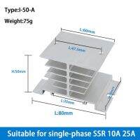 แผงระบายความร้อนแบบ Solid State รีเลย์10a 25a ฮีทซิงค์ Ssr 40a