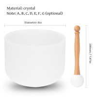 440HZ Crystal Struck Bowlพิธีกรรมดนตรีบำบัดการทำสมาธิโยคะร้องเพลงชามเครื่องกระทบ