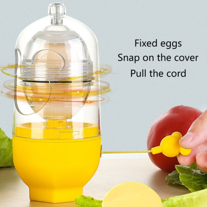 เครื่องผสมไข่ขาวไข่ในบ้านเชือกดึงแบบพกพาขนาดเล็ก-xiegk-เครื่องไข่หมุนได้อุปกรณ์ทำครัวไก่ทองเครื่องผสมไข่