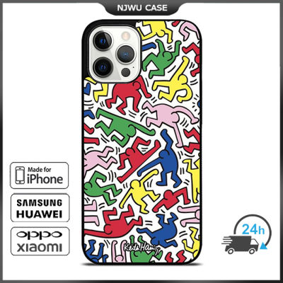 Keith Haring 6 Phone Case for iPhone 14 Pro Max / iPhone 13 Pro Max / iPhone 12 Pro Max / XS Max / Samsung Galaxy Note 10 Plus / S22 Ultra / S21 Plus Anti-fall Protective Case Cover