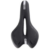 KOCEVLO Reflective Shock Absorbing Hollow Bicycle Saddle Mtb Cycling Road Mountain Bike Seat Bicycle Accessories