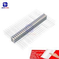 100PCS Metal Oxide Film Resistor 5 1W 1R-1MΩ 1R 4.7R 10R 100R 220R 1K 2.2K 4.7K 6.8K 10K 22K 47K 100K 470K 1MΩ Ohm Resistance