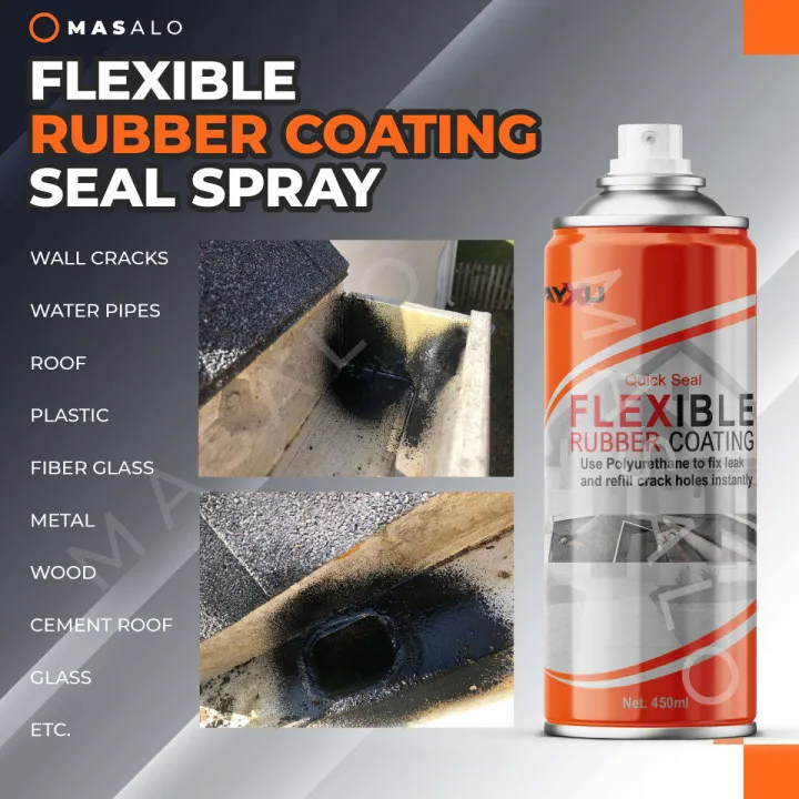 Seal Flexible Rubber Coating Waterproofing Rubber Coat Spray Sealant