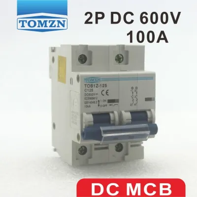 เบรกเกอร์2P 100a Dc 600V สำหรับระบบ Pv