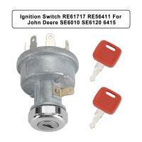 ✙㍿✠ Areyourshop Ignition Switch W/2 Keys RE61717 RE264579 Fits For John Deere SE6010 SE6120 6415