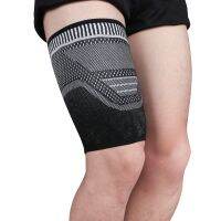 【CW】 Legwarmers Men Soft Breathable Anti-Sweat Anti-Slip Compression Thigh Protector Leg Sleeve Cover Sportswear 1pc