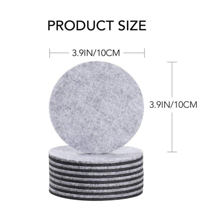 10pcs-felt-drink-cup-coaster-with-holder-round-soft-absorbent-cup-mats-scratch-preventing-reusable-for-home-bar-dropship