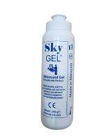 Ultrasond gel sky gel เจล อัลตราซาวด์ แบบขวด 260g สีฟ้า อ่อนโยน ไม่แพ้  ถนอมหัวเครื่อง ส่งผ่านคลื่น 100%