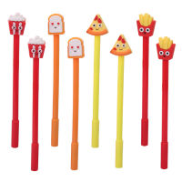 36PcsBulk Creative Cute Food Pens Kawaii Pizza Chips Bread Funny Pen Back to School Blue Ballpoint Kids Stationery Store 2022